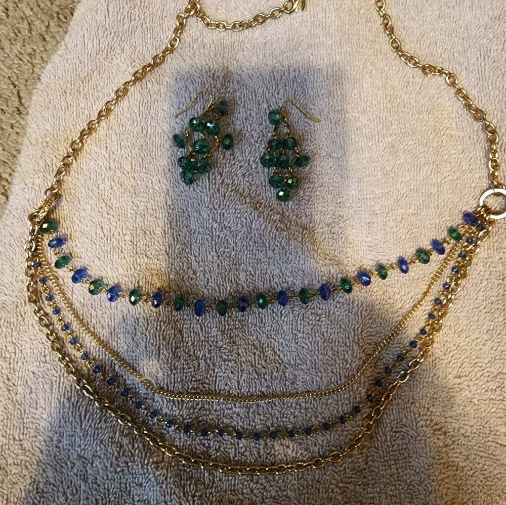 Necklace and Earrings